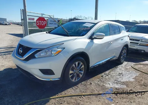 2016 Nissan Murano S z USA, uszkodzony, nr VIN 5N1AZ2MH7GN118142